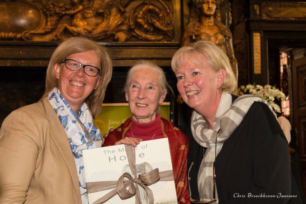 Karin, Pia & Dr Goodall