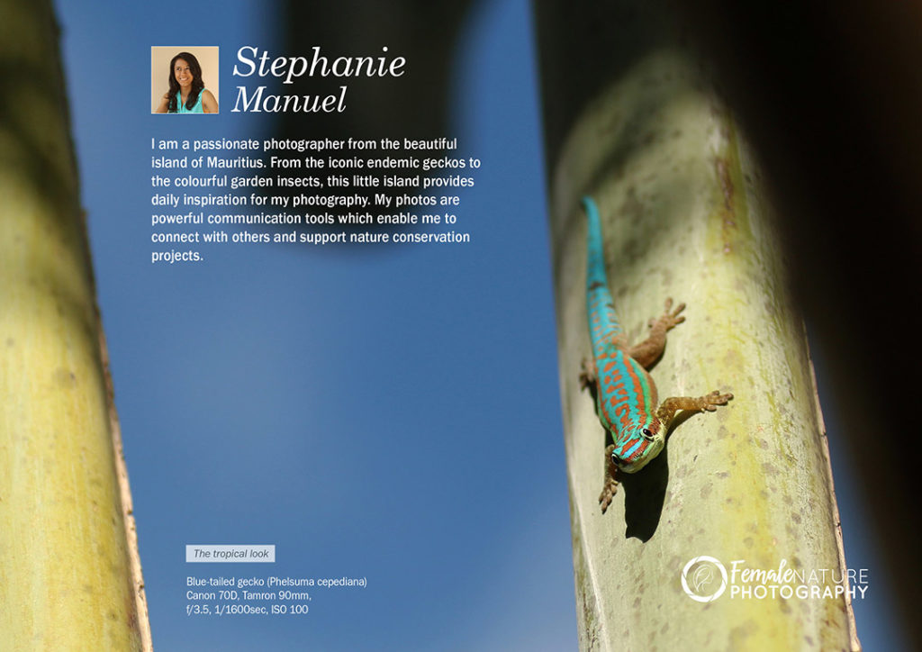Female Nature Photographer of the Month - August 2018 - Stephanie Manuel